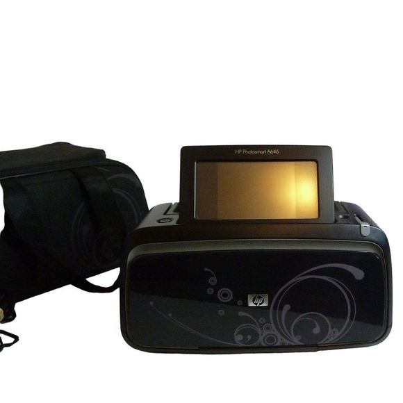 HP Photosmart A640 Digital Photo Inkjet Printer Black - Picture 1 of 8